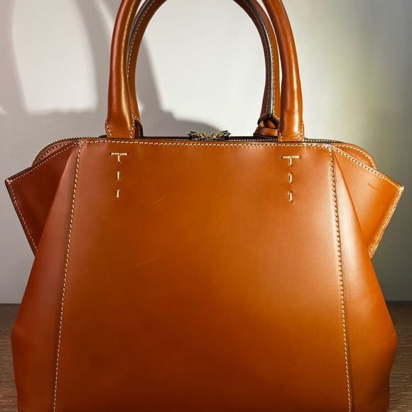 Dooney & Bourke Alto Small Zena in Color Saddle - Picture 3 of 17